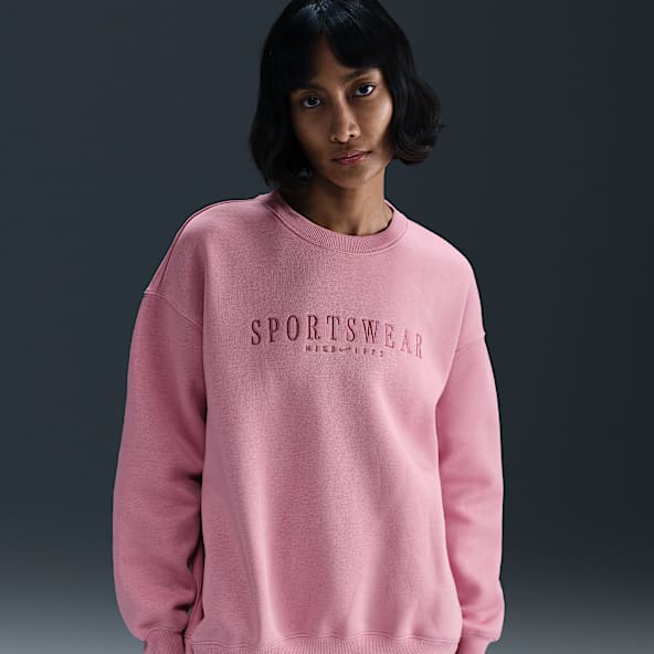 Pink Crew Neck. Nike.com